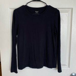 Madewell Black Long Sleeve T Size Small